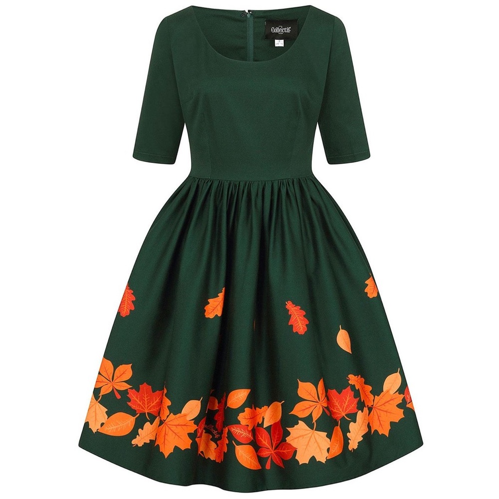 Collectif Fall Dress - Picture 4 of 6